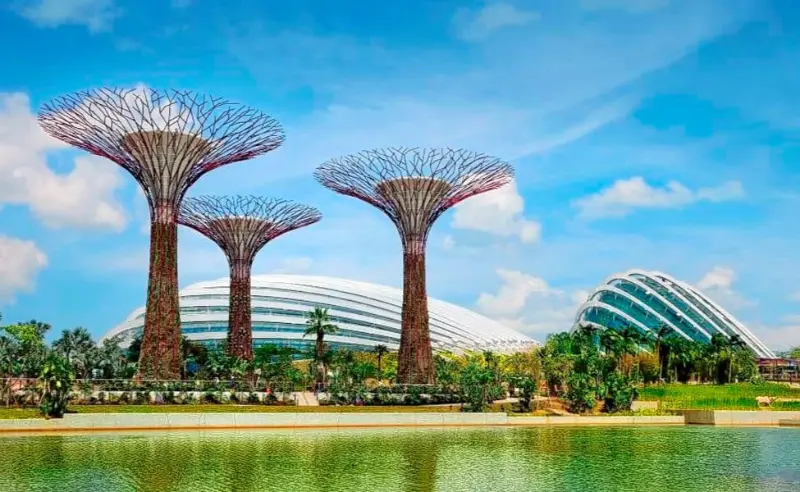 Marina Bay Sands and Gardens by the Bay