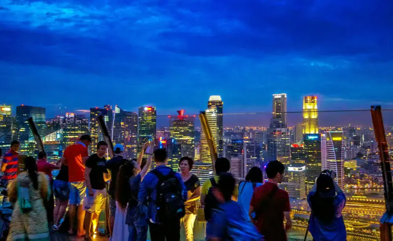 Marina Bay Sands and Gardens by the Bay