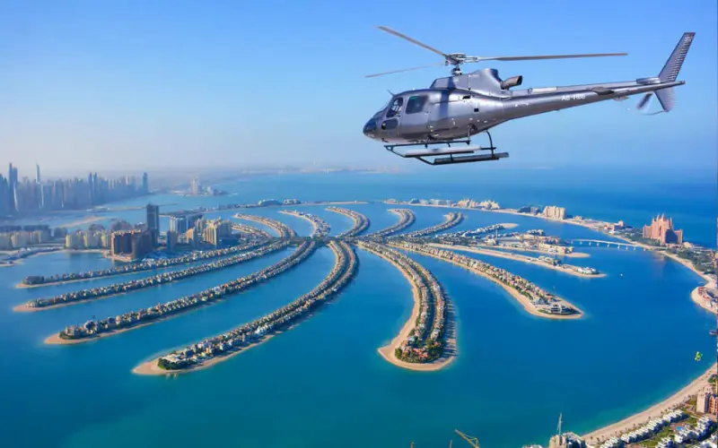 Helicopter Ride And Top Of Burj Khalifa