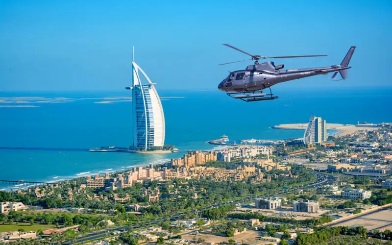 Helicopter Ride And Top Of Burj Khalifa