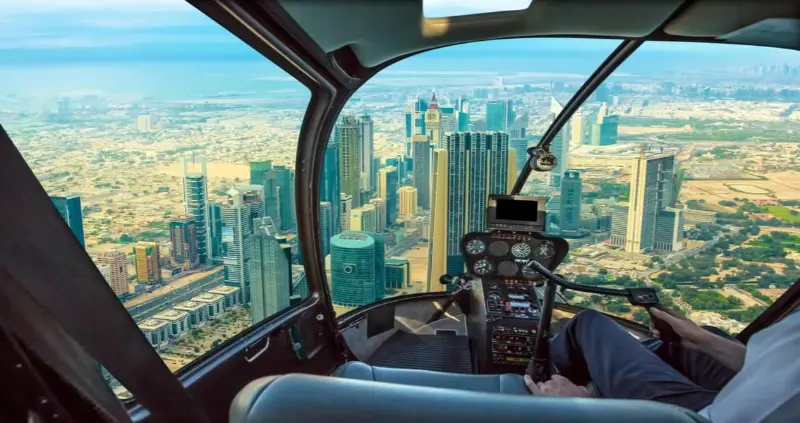 Helicopter Ride And Top Of Burj Khalifa